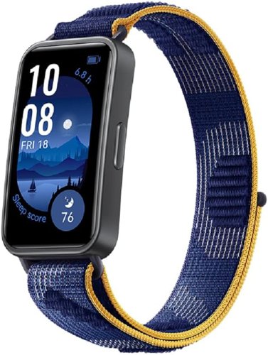 Huawei Band 9 1.47 Inch AMOLED Fitness Tracker Blue Nylon Strap