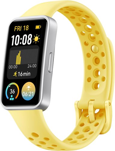 Huawei Band 9 1.47 Inch AMOLED Fitness Tracker Yellow Fluoroelastomer Strap