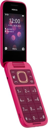 Nokia 2660 2.8 Inch 4G Dual SIM 32MB RAM 128MB Pop Pink Flip Mobile Phone