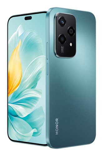 Honor 200 Lite 6.7 Inch 5G MediaTek Dimensity 6080 8GB RAM 256GB Storage Cyan Lake Mobile Phone