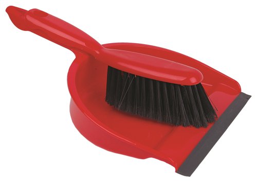 Dustpan & Brush Set Red - 0906059