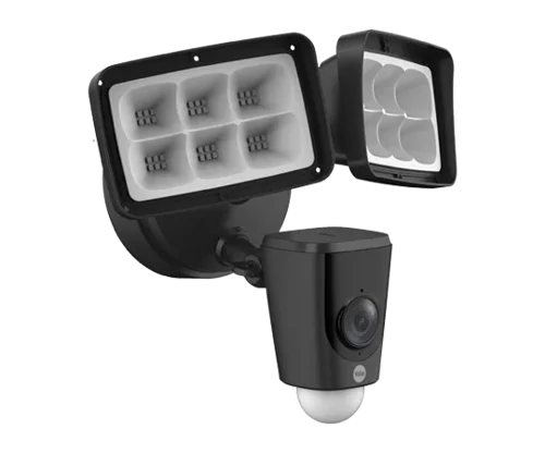 Yale Floodlight Camera - 2000 Lumen Floodlight; 1080 FHD Camera; IP 65 Rated; 110 dB Siren