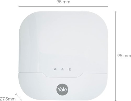 Yale Sync Starter Smart Home Alarm 4 Piece Kit - Alarm Hub; External Siren; PIR Motion Detector and Keypad