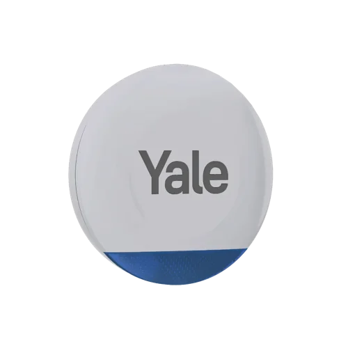 Yale Grey Outdoor Siren - Up to 100dB Adjustable Siren; Flashing LED Lights; Weatherproof; Real-Time Alerts; Up to 1km Range Protection