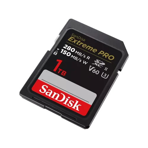 SanDisk Extreme PRO 1TB Class 10 UHS-II U3 V60 SDXC Memory Card