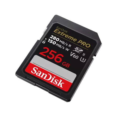 SanDisk Extreme PRO 256GB Class 10 UHS-II U3 V60 MicroSDXC Memory Card