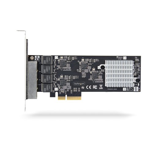 Startech.com 4 Port 2.5Gbps NBASE-T PCIe Network Card Intel I225-V