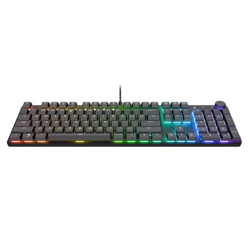 Trust GXT 866 Torix USB QWERTY UK English Premium Mechanical Gaming Keyboard