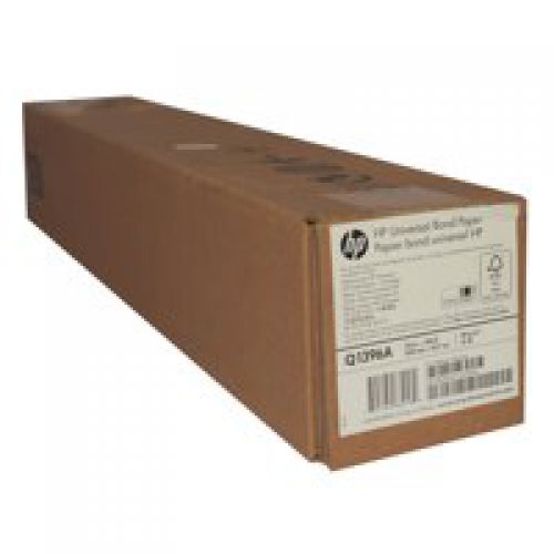 HP Bond Paper White Inkjet 80g/m2 610mm x 45.7m 1 Roll - Q1396A