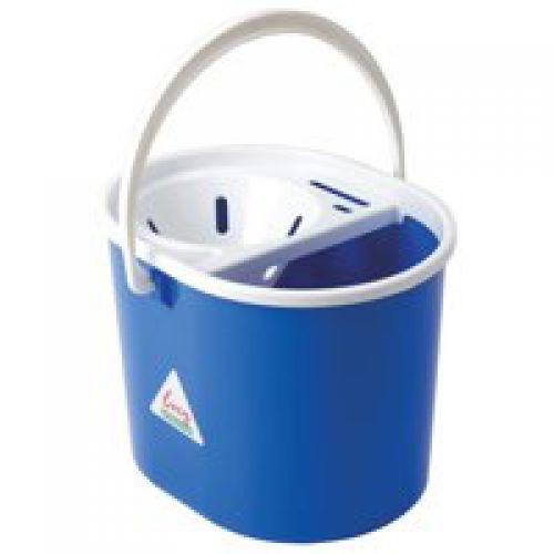 ValueX Plastic Mop Bucket With Wringer 15 Litre Blue - 0907002