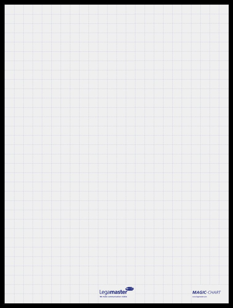 Legamaster Magic Chart Whiteboard Sheets 600x800mm 25 Sheets - 7-159000