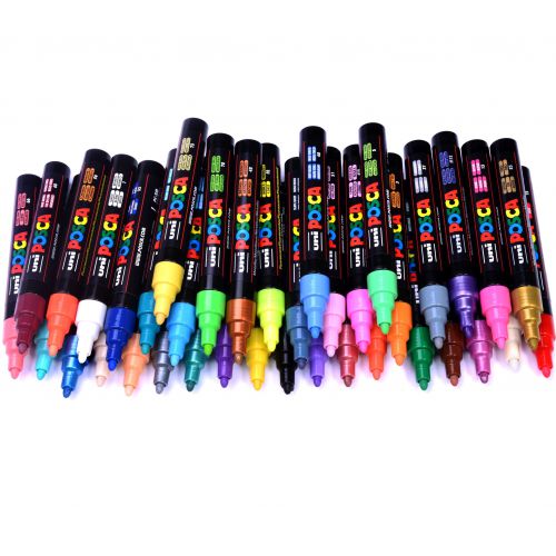 Posca PC-5M Paint Marker Assorted Colours (Pack 8) - 153544843