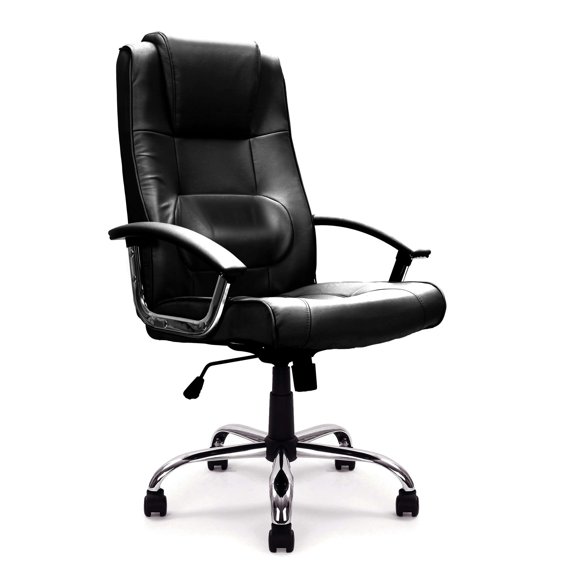 Nautilus Designs Westminster High Back Leather Faced Executive Office Chair With