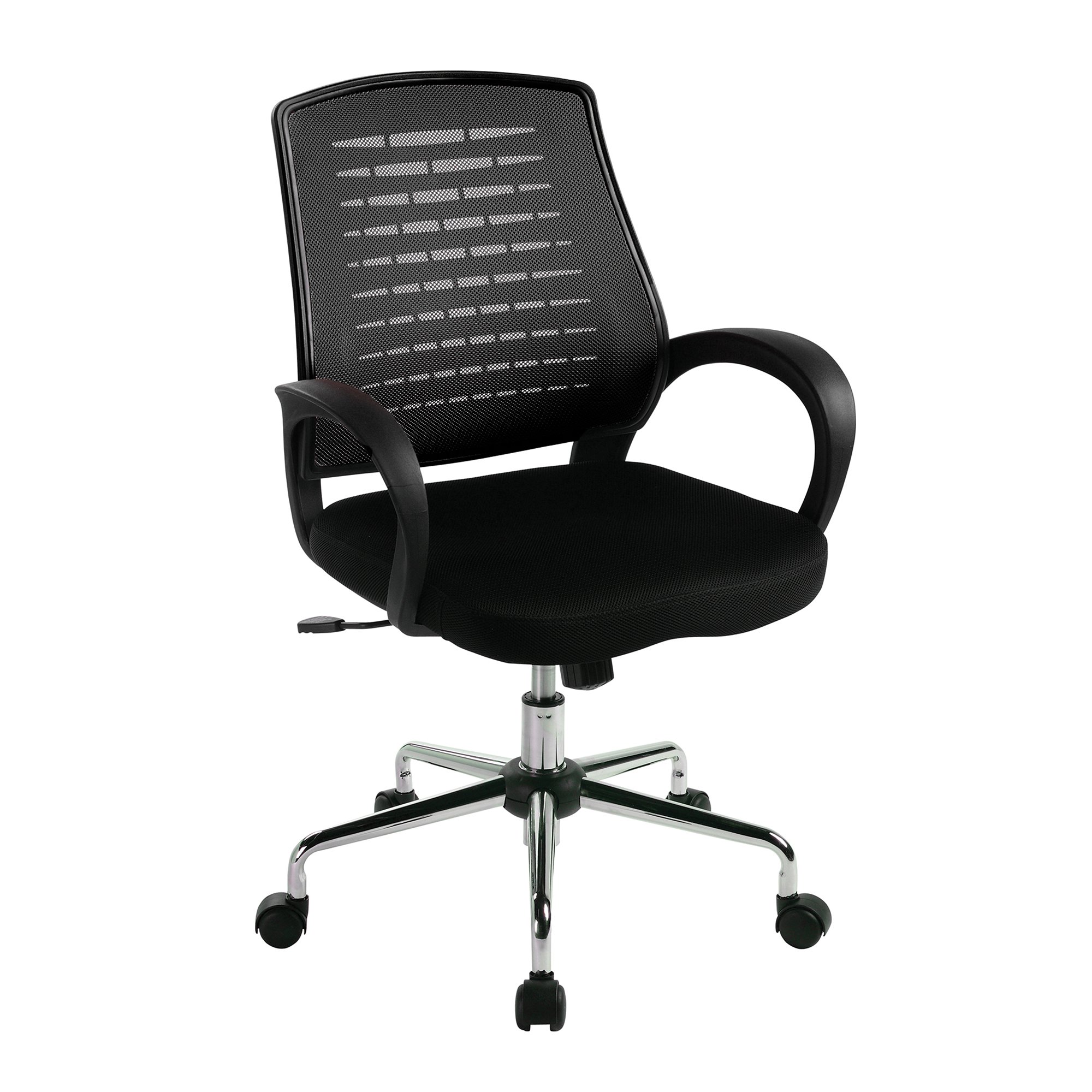 Nautilus Designs Carousel Medium Mesh Back Task Operator Office Chair With Fixed