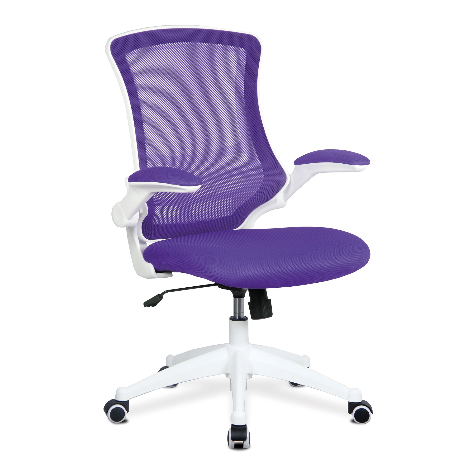 Nautilus Designs Luna Designer High Back Mesh Purple Task Operator Office Chair