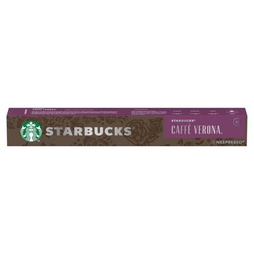 STARBUCKS by Nespresso Caffe Verona Espresso Coffee Capsules (Pack 10) - 12423396