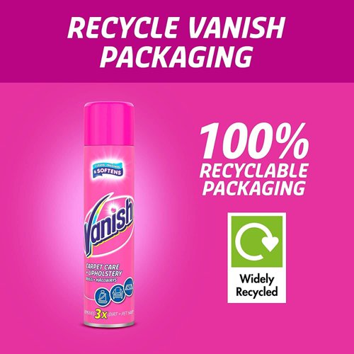 Vanish Carpet & Upholstery Foam Shampoo Cleaner 600 ml - 8039012