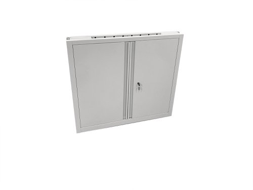 Phoenix SCF Series 2 Door 1 Shelf Steel Storage Cupboard With Key Lock Grey - SCF0891GGK