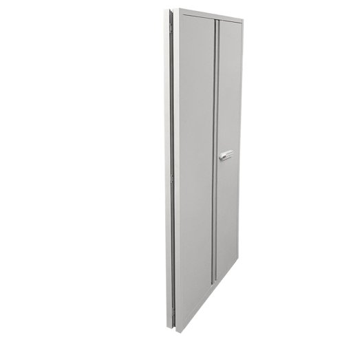 Phoenix SCF Series 2 Door 4 Shelf Steel Storage Cupboard With Electronic Lock Grey - SCF1891GGE