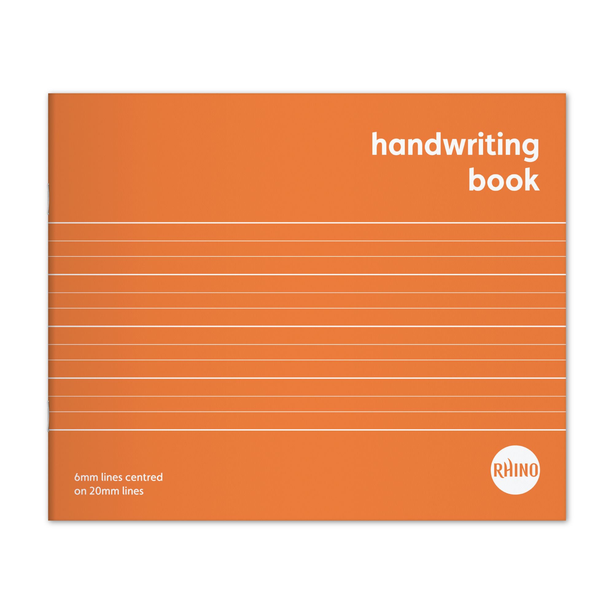 RHINO 6.5 x 8 Learn to Write Book 32 Page, Wide-Ruled LTW6B:20R (Pack of 100)