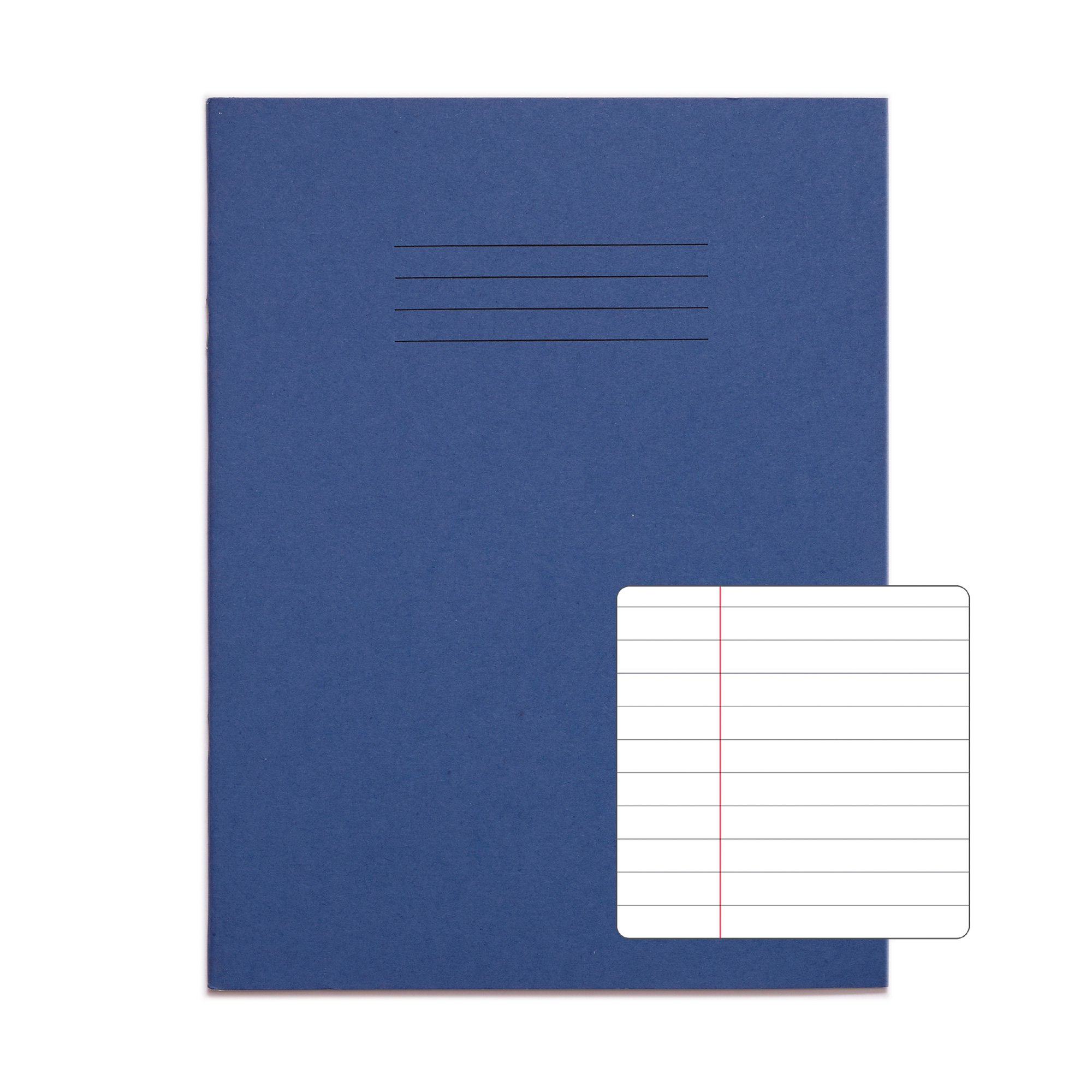 RHINO 9 x 7 Exercise Book 96 Page, Dark Blue, F8M (Pack of 100)