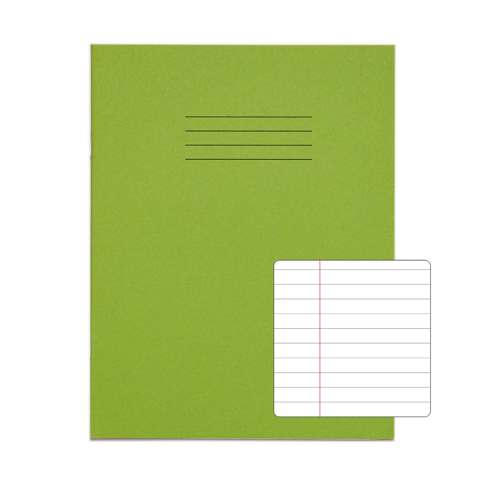 RHINO 9 x 7 Exercise Book 48 Page, Yellow, S7 (Pack of 10)