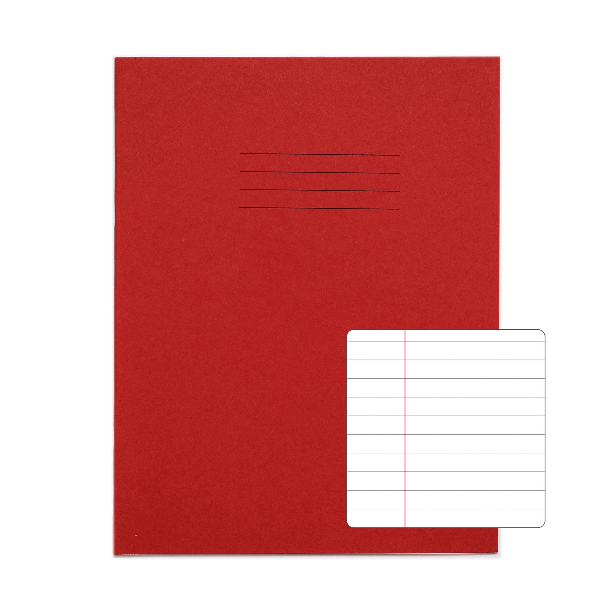 RHINO 9 x 7 Exercise Book 80 Page, Orange, F8M (Pack of 10)