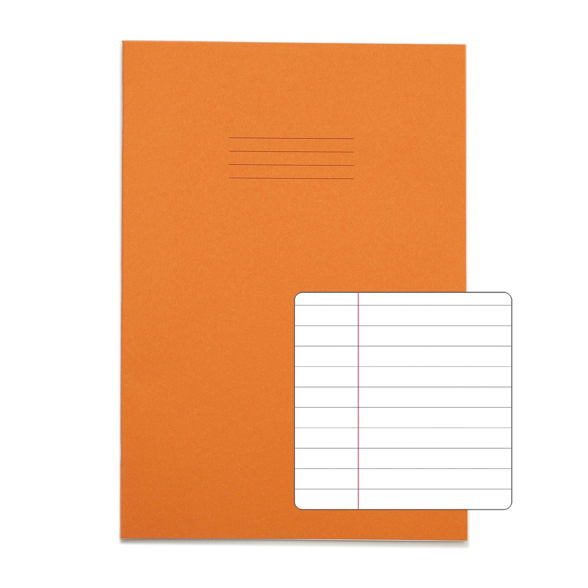 RHINO A4 Exercise Book 64 Page, Dark Blue, F8M (Pack of 10)