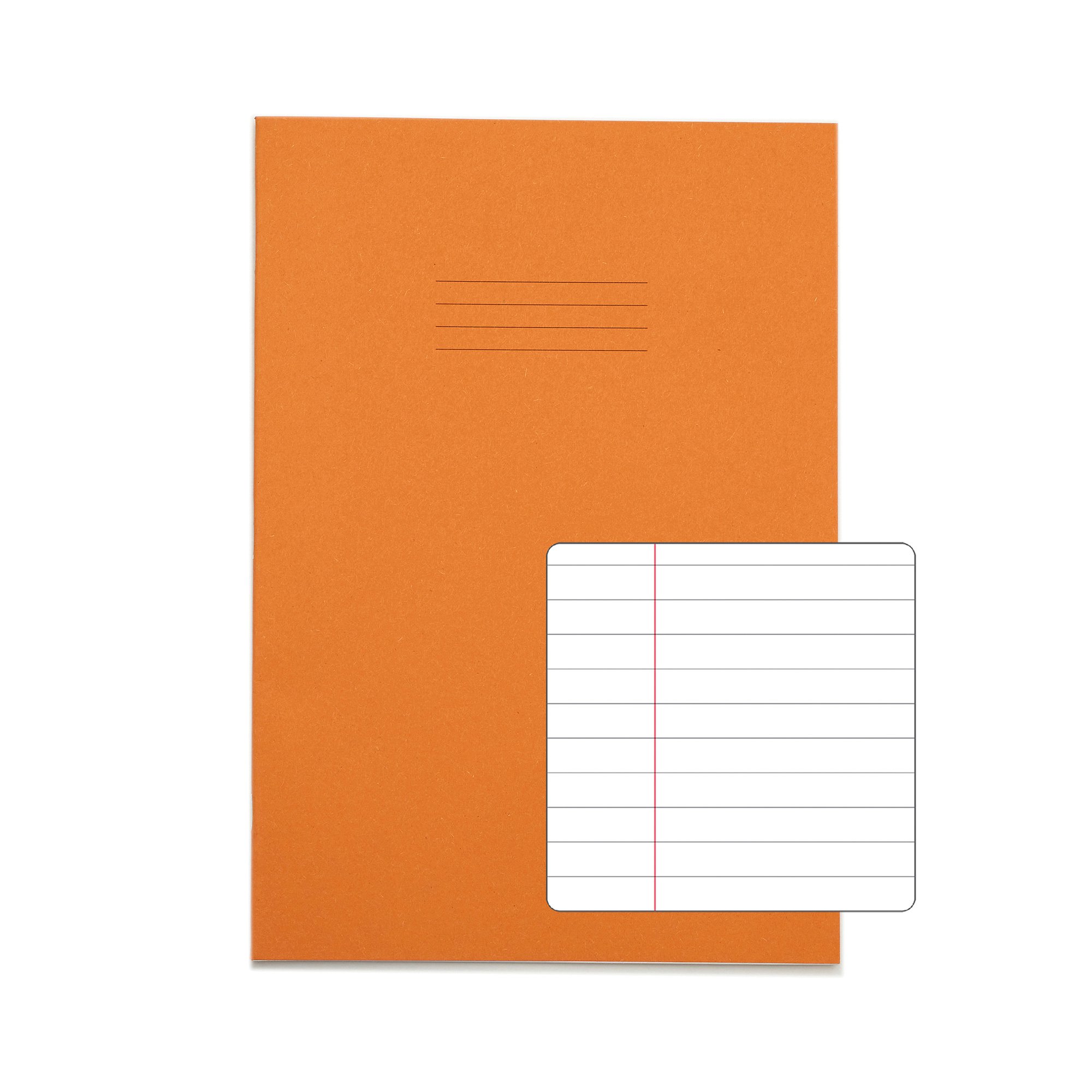 RHINO A4 Exercise Book 80 Page, Yellow, B (Pack of 10)