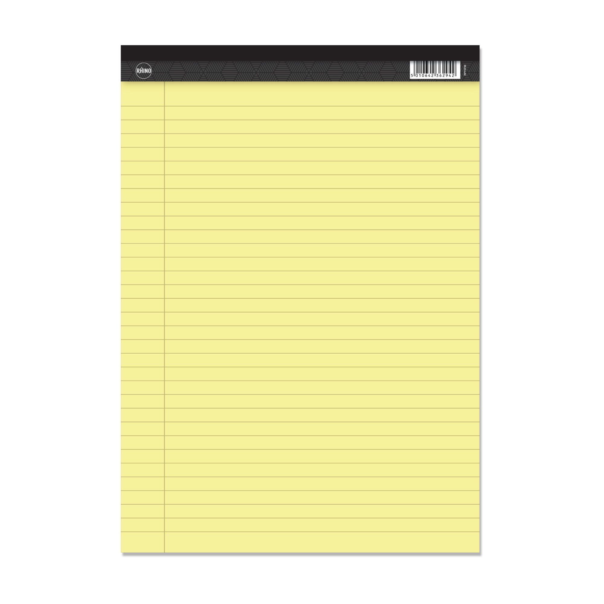RHINO A4 Polypropylene Notebook with Elastic Band 200 Page, Assorted Colours, F8 (Pack of 36)