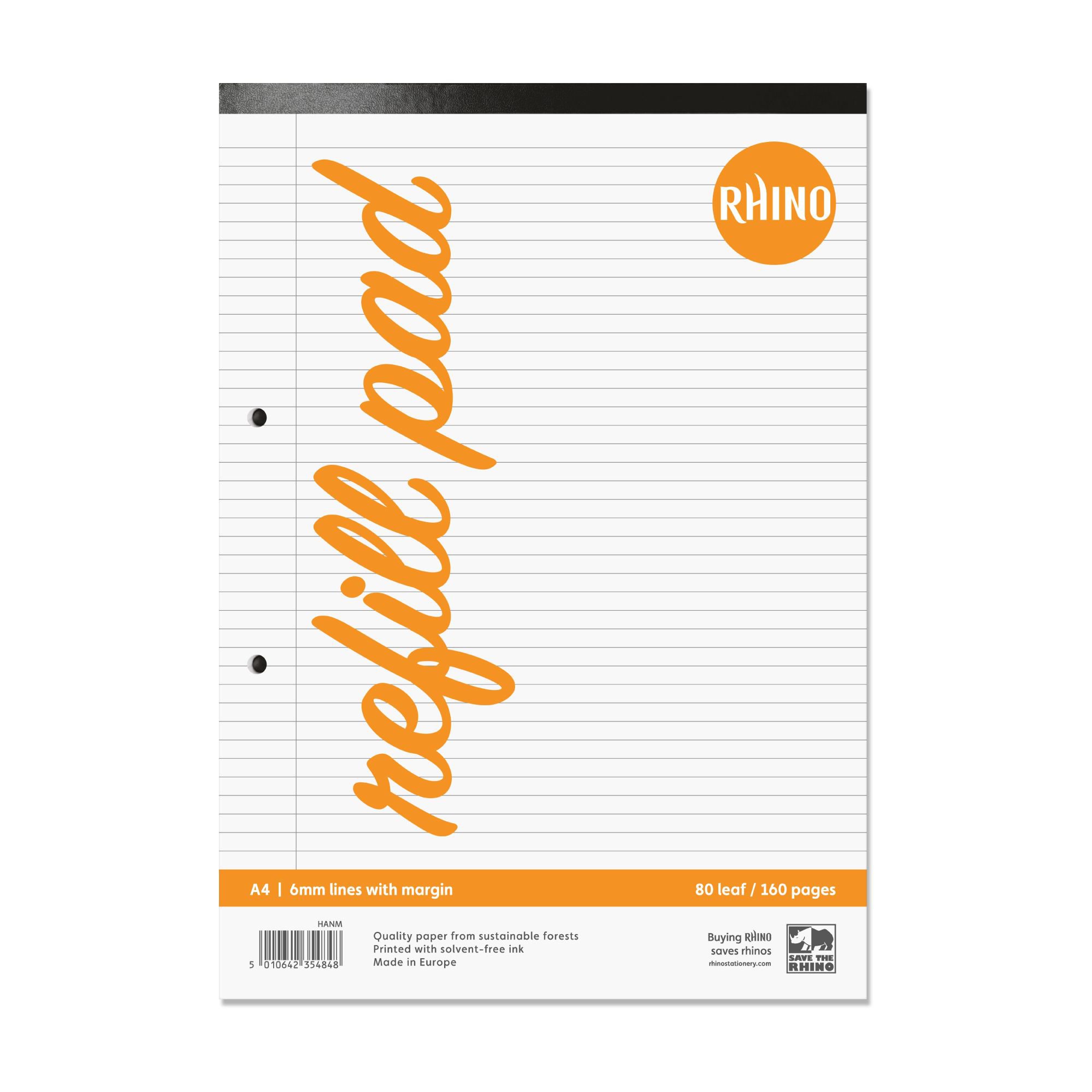 RHINO A4 Refill Pad 80 Leaf, F6M (Pack of 48)