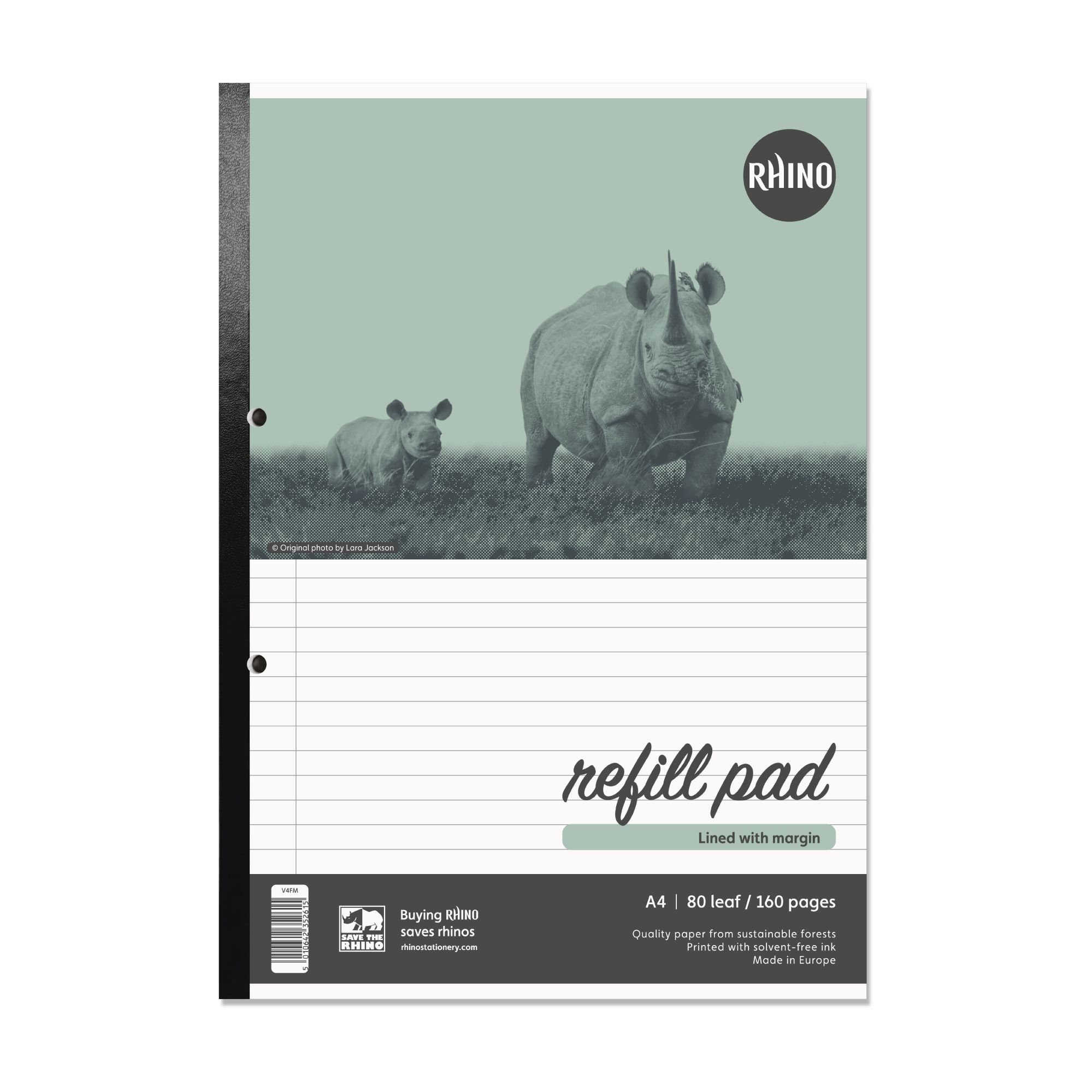 RHINO A4 Refill Pad 80 Leaf, F8M (Pack of 40)
