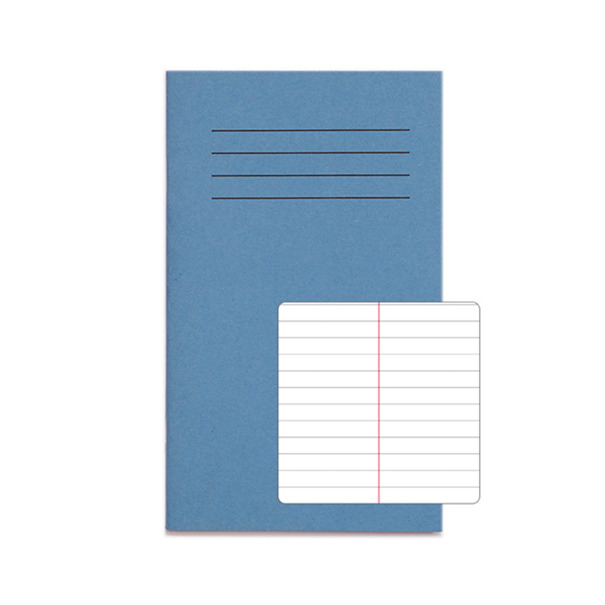 RHINO 8 x 4 Exercise Book 32 Page, Red, F12 (Pack of 10)