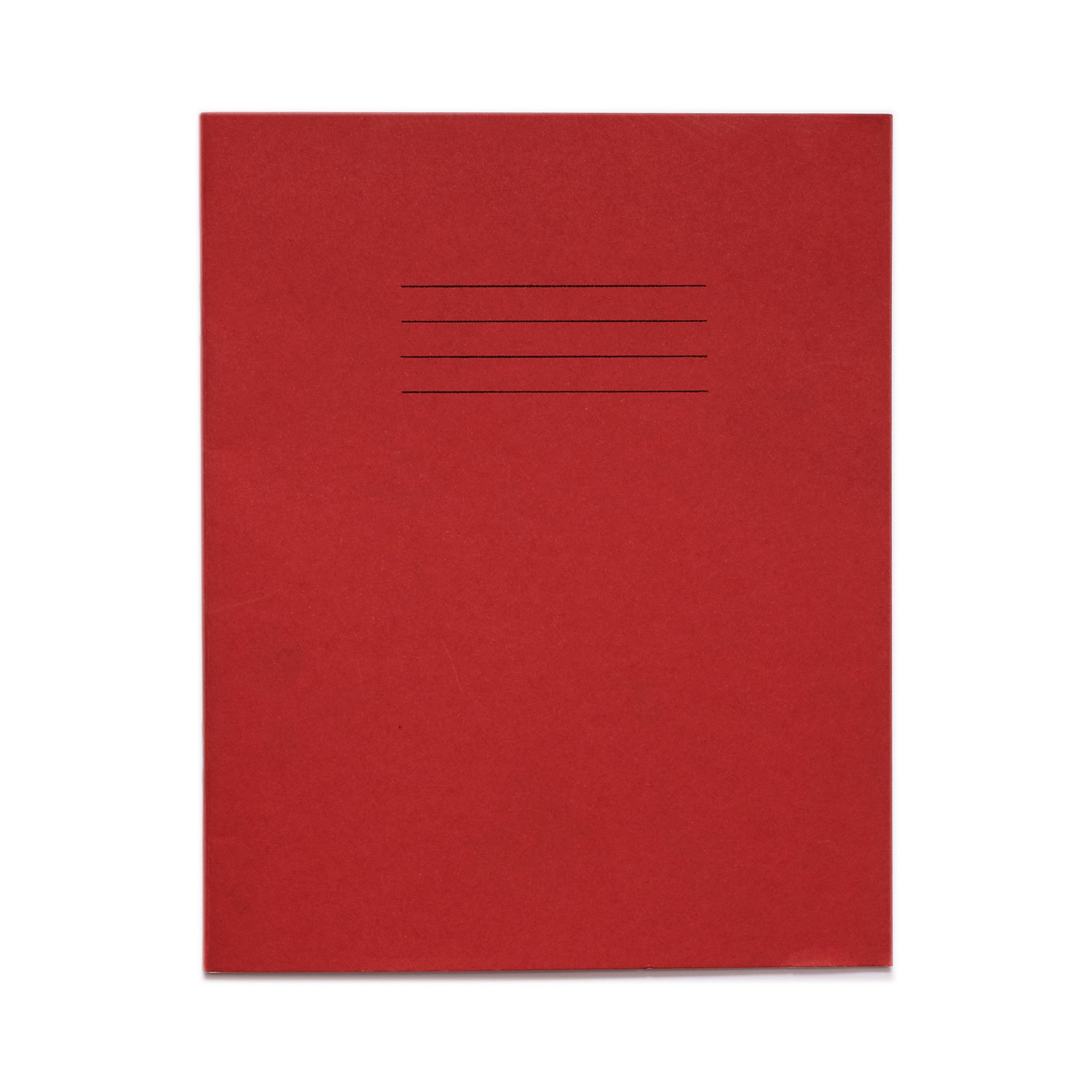RHINO 8 x 6.5 Exercise Book 32 Page, Red, F15 (Pack of 100)