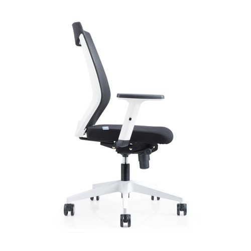 Rocada Ergoline Operators Chair Black/White - 908W-4