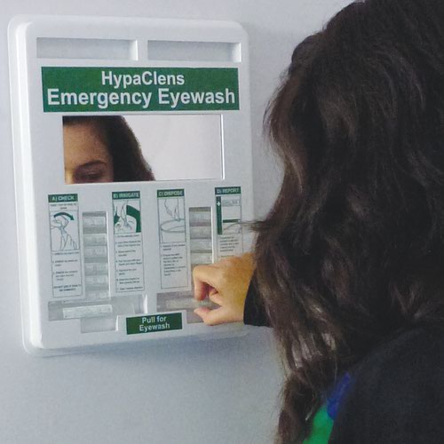 HypaClens Emergency 20ml Eyewash Dispenser including 25 Pods - E498