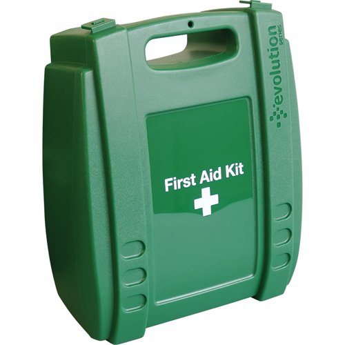 Evolution Series British Standard Compliant Workplace First Aid Kit in Green Evolution Case Small - K3031SM