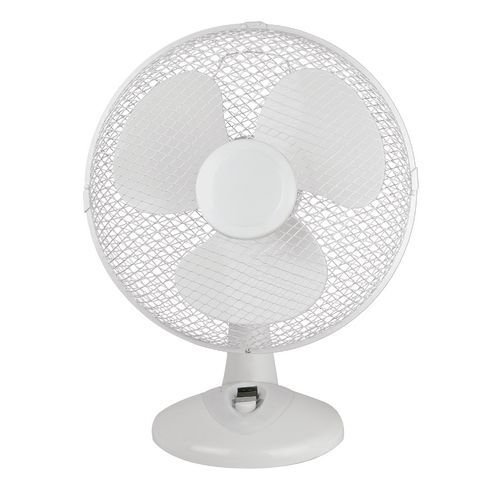 Slingsby 12 Inch (305mm) Desk Fan 3 Speed White - 394261