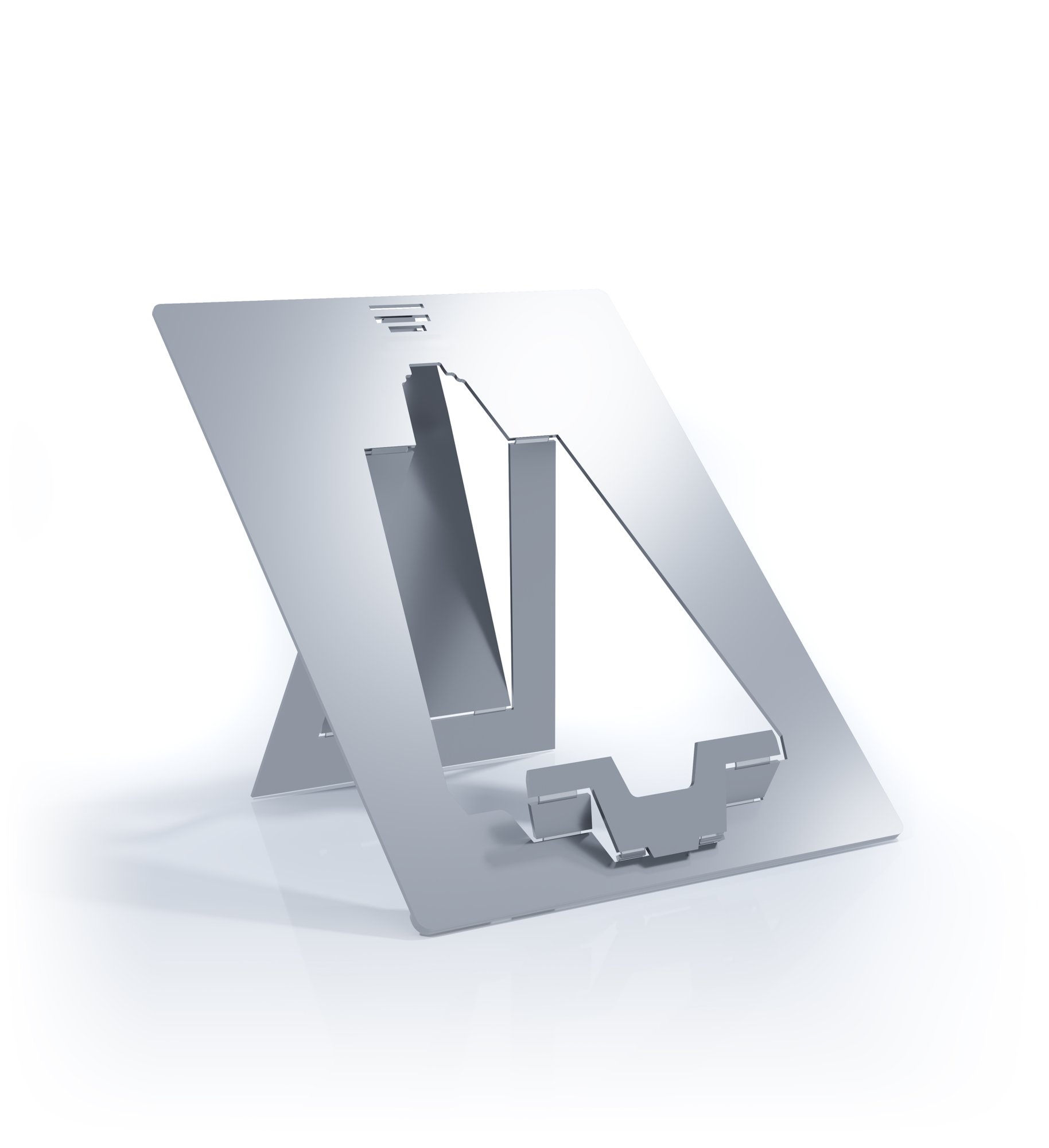 Laptop Stand - Natural Aluminium