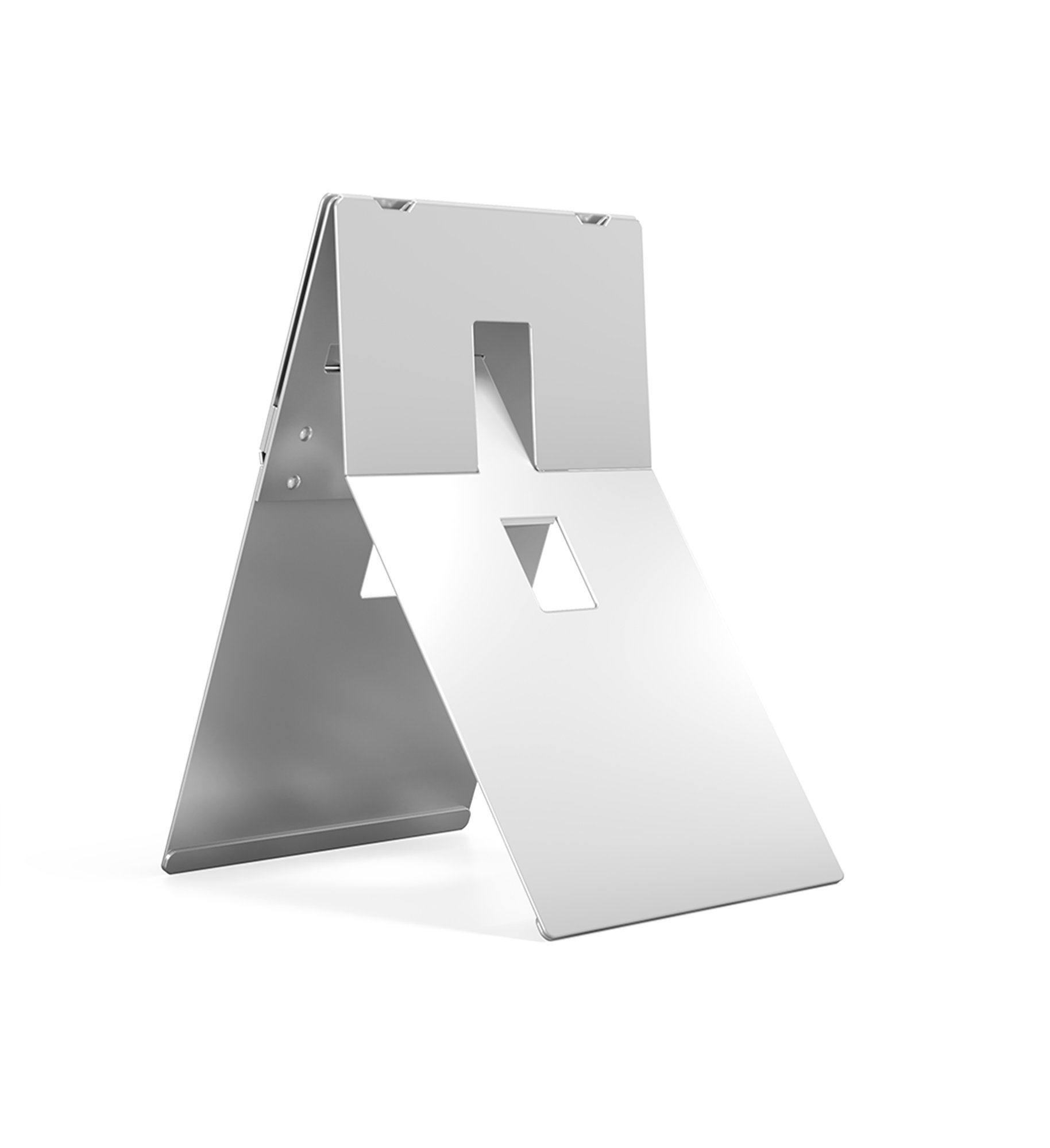 Stand for Microsoft Surface Pro and other tablets with a kickstand - Natural Aluminium