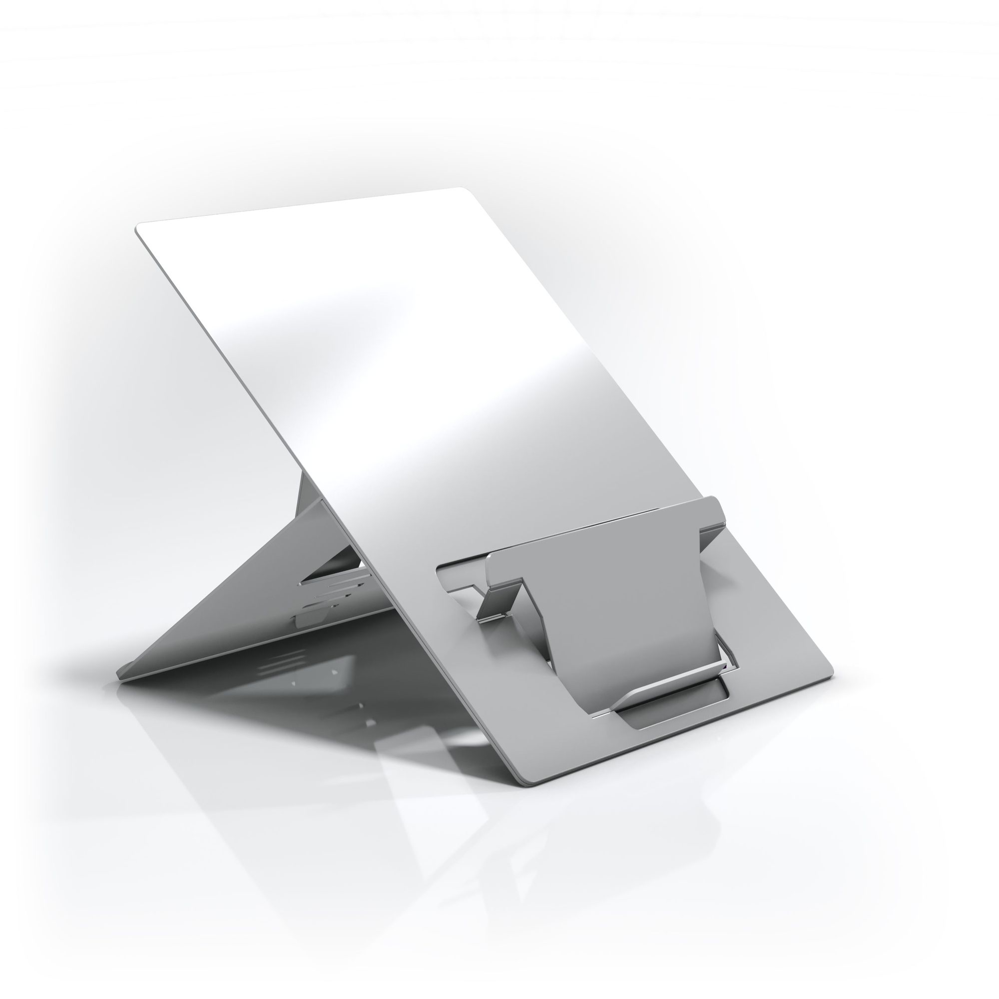 Ultra-portable Laptop Stand - Natural Aluminium