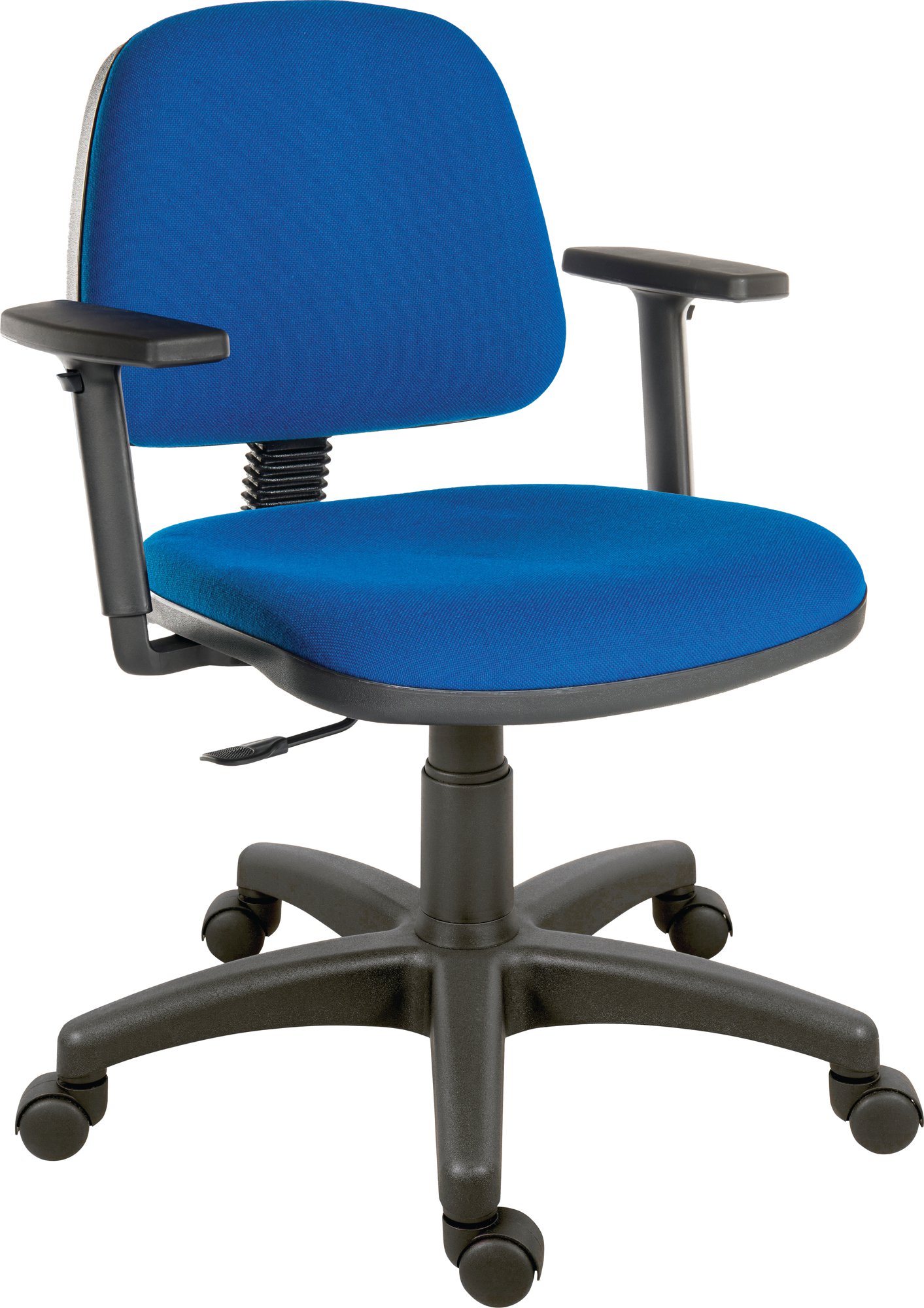 Ergo Blaster Medium Back Fabric Operator Office Chair With Height Adjustable Arm