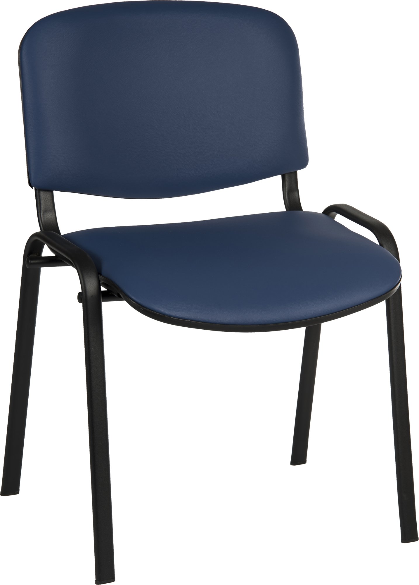 Conference Pu Stackable Chair Blue - 1500PU-BLU -