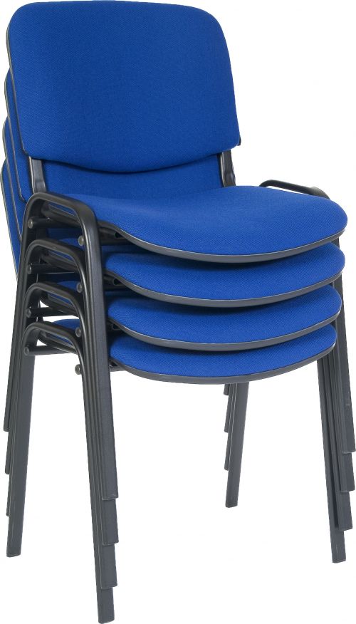 Conference Fabric Stackable Chair Blue - 1500BLU
