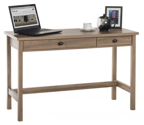 Study Home Office Console Style Desk Salt Oak - 5418213