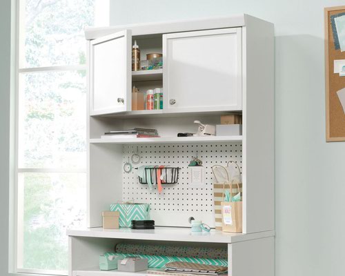 Teknik Craft Storage Hutch Unit W809 x D316 x H916mm White Finish - 5421414