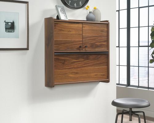 Hampstead Park Space Saving Wall Desk Walnut - 5423704