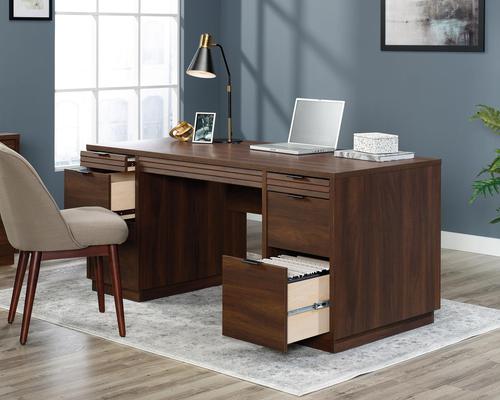 Elstree Home Office Executive Desk Spiced Mahogany - 5426484