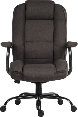 Goliath Duo Heavy Duty Fabric Executive Office Chair Brown - 6992