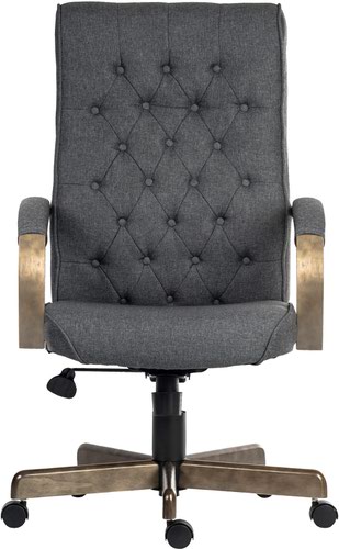 Warwick Fabric Executive Office Chair Grey - 6993